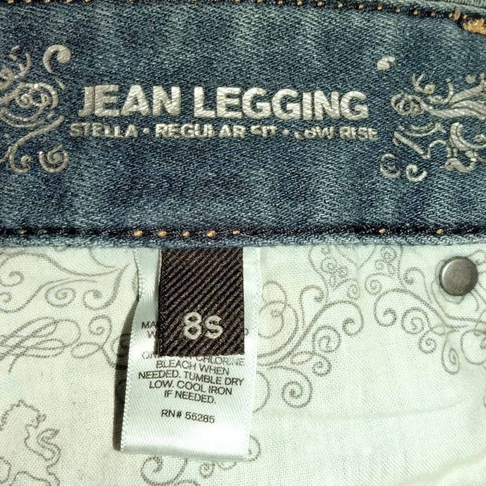 Express* Low Rise Distressed Skinny Jeans - Picture 4 of 6